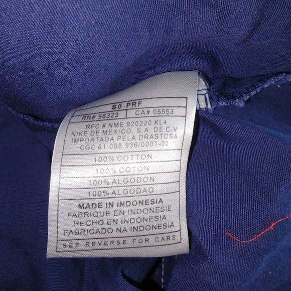 Vintage Women's Nike Jacket Lightweight Blue Sz Small 90's Y2K Retro Streetwear - Picture 6 of 8